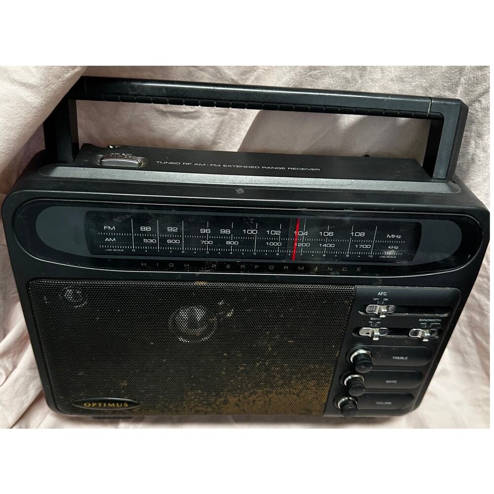 Optimus Radio 12-603A RC AM/FM Extended Range Receiver Portable High Performance